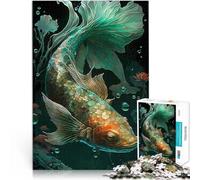 Puzzle da 1000 pezzi per adulti KOI incantato Antistress Vacanza in patria Uccidere il tempo con poster abbinato e foglio di quiz 75x50cm