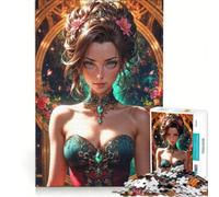 Puzzle da 1000 pezzi per adulti La Bella e la Bestia gioco educativo migliora la memoria compleanno e Natale 38x26cm