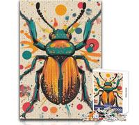 Puzzle da 1000 pezzi per adulti, la bellezza del maggiolino nella moderna pop art, attività per famiglie, gioco rompicapo, fantastici regali e giocattoli (dimensioni 38x52cm)