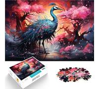 Puzzle da 1000 pezzi per adulti "La bellezza della gru Sakura" impossibile puzzle 38 x 52 cm gioco impegnativo e gioco di famiglia per bambini di 14 anni
