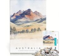 Puzzle da 1000 pezzi per adulti "La bellezza senza tempo delle Flinders Ranges" giocattolo fai-da-te attività divertenti da fare in casa per rafforzare l'amore tra le coppie 38x26cm