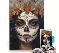 Puzzle da 1000 pezzi per adulti La Catrina Girl gioco impossibile analisi e logica per rafforzare l'amore tra le coppie 50x75cm