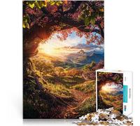 Puzzle da 1000 pezzi per adulti La chiamata del castello per il giocattolo di sfida del gioco educativo Adatto per la decorazione del desktop 38x26cm