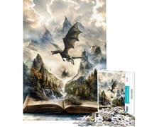 Puzzle da 1000 pezzi per adulti "La Cronaca delle Leggende" Divertimento a casa attività decorative giocattoli per la casa per ragazzi dai 14 anni in su 38x26cm