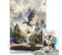 Puzzle da 1000 pezzi per adulti "La Cronaca delle Leggende" gioco pratico impegnativo e stimolante adatto come decorazione da scrivania 50x75cm