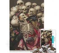 Puzzle da 1000 pezzi per adulti "La danza della morte", gioco impossibile, divertente attività da fare in casa, adatto come decorazione da scrivania 50x75cm