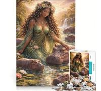 Puzzle da 1000 pezzi per adulti "La Dea degli Ippopotami" gioco pratico impegnativo e stimolante adatto come decorazione da scrivania 38x26cm