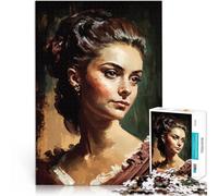 Puzzle da 1000 pezzi per adulti La donna pittrice Giocattoli educativi per l'apprendimento Giochi per famiglie Ottimi regali e giocattoli 38x26cm