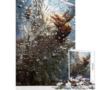 Puzzle da 1000 pezzi per adulti La fede di Pietro ﹨u La mano di Gesù Gioco impossibile Apprendimento Giocattolo educativo Lista dei desideri con Babbo Natale (38x52cm)