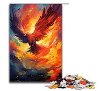Puzzle da 1000 pezzi per adulti "La fenice è circondata da schizzi" Tante idee regalo di giocattoli educativi intellettuali e decompressivi colorati 75x50 cm