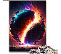 Puzzle da 1000 pezzi per adulti "La fine dell'universo" in legno, divertente regalo e attività per la casa 50x75cm per arredamento, allenamento del cervello e regali per le feste