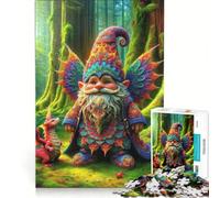 Puzzle da 1000 pezzi per adulti "La foresta frattale mistica" gioco rompicapo assemblaggio di modelli per migliorare l'amore tra le coppie 38x26cm