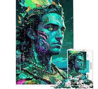 Puzzle da 1000 pezzi per adulti La furia di Poseidone Signore degli Abissi Puzzle per ragazzi gioco pratico per migliorare la memoria regalo per amici e familiari (dimensioni 38x26cm)