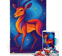 Puzzle da 1000 pezzi per adulti "La gazzella stellata" gioco rompicapo difficile per rafforzare l'amore tra le coppie 50x75cm