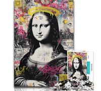 Puzzle da 1000 pezzi per adulti, la Gioconda è un gioco divertente ed educativo, ideale come regalo per tutta la famiglia (75x50cm)