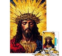 Puzzle da 1000 pezzi per adulti "La gloria di Gesù Cristo" gioco educativo e stimolante per tutta la famiglia 38x26cm