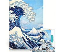 Puzzle da 1000 pezzi per adulti "La Grande Onda di Kanagawa", gioco educativo, difficile e stimolante, ideale come regalo 38x52cm