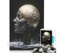 Puzzle da 1000 pezzi per adulti La luna è dentro la testa gioco interattivo divertente antistress compleanni e altre occasioni 38x52cm