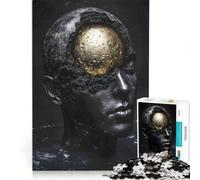 Puzzle da 1000 pezzi per adulti La luna è dentro la testa gioco rompicapo attività per famiglie compleanno e Natale 38x52cm