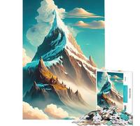 Puzzle da 1000 pezzi per adulti "La Montagna Magica" sfida educativa regalo per donne gioco pratico per età dai 14 anni in su (50x75cm)