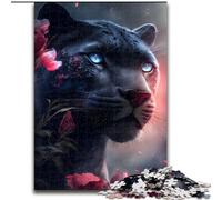 Puzzle da 1000 pezzi per adulti "La pantera nera rosa" Puzzle da 1000 pezzi ideale per il divertimento in famiglia - Regalo perfetto per feste e compleanni (dimensioni 50x75cm)