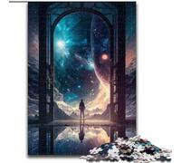 Puzzle da 1000 pezzi per adulti "La porta verso l'ignoto", puzzle da 1000 pezzi ideale per il divertimento in famiglia, regalo perfetto per feste e compleanni (dimensioni 26x38cm)