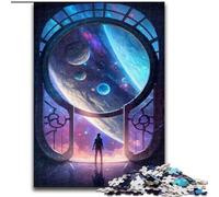 Puzzle da 1000 pezzi per adulti La porta verso l'ignoto, puzzle per adulti da 1000 pezzi per rafforzare il legame familiare, feste e compleanni (dimensioni 26x38cm)
