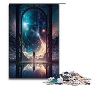 Puzzle da 1000 pezzi per adulti La porta verso l'ignoto un gioco impegnativo un'opera d'arte adatto per ragazzi dai 14 anni in su 75x50 cm