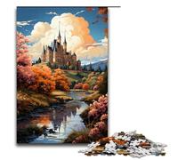 Puzzle da 1000 pezzi per adulti La psichedelia colorata della Valle della Loira gioco pratico decorazioni e regali unici per la casa 75x50 cm