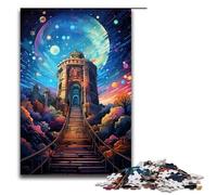 Puzzle da 1000 pezzi per adulti la psichedelia colorata dell'Osservatorio decorazione da parete antistress 75x50 cm