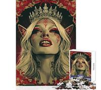 Puzzle da 1000 pezzi per adulti "La Regina degli Elfi" Gioco moderno e rilassante Sfida impegnativa Decorazione per la casa Giocattolo antistress e stimolante per la mente (38x52cm)
