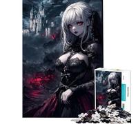 Puzzle da 1000 pezzi per adulti La Regina della Notte della Morte gioco rilassante giocattolo educativo ottimo regalo per donne (dimensioni 50x75cm)
