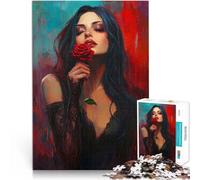 Puzzle da 1000 pezzi per adulti La Rosa dell'Oscurità Difficile da completare ma divertente e umoristico è ideale come regalo per tutta la famiglia 38x26cm