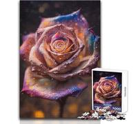 Puzzle da 1000 pezzi per adulti La rosa dell'universo Goditi un dolce relax e svago Vestibilità stabile Taglio preciso Dimensioni del giocattolo: 38x52cm