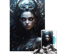 Puzzle da 1000 pezzi per adulti "La Signora della Notte" sfida educativa analisi e logica giocattolo educativo per ragazzi dai 14 anni in su 38x52cm