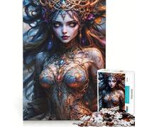 Puzzle da 1000 pezzi per adulti "La Signora delle Ombre e della Magia" gioco educativo analisi e logica regalo per donne 50x75cm