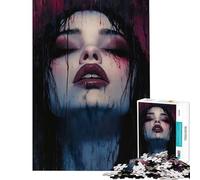 Puzzle da 1000 pezzi per adulti "La Signora Vampira" - Difficile e stimolante - Gioco educativo interattivo per ragazzi dai 14 anni in su (38x26cm)