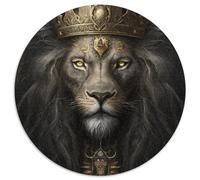 Puzzle da 1000 pezzi per adulti "La stirpe del Re Leone", puzzle da 1000 pezzi impegnativo per adolescenti, perfetto come decorazione per la casa o come regalo (dimensioni 67,5x67,5 cm).