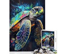 Puzzle da 1000 pezzi per adulti "La Tartaruga Paziente" gioco rompicapo ideale per le vacanze a casa per passare il tempo giocattolo educativo regalo di compleanno o unico (50x75cm)
