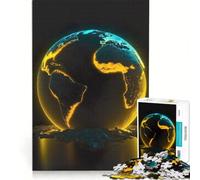 Puzzle da 1000 pezzi per adulti: La Terra nello spazio, gioco impossibile, passatempo ideale per le vacanze a casa, regalo per amici e familiari 38x26cm