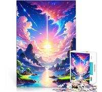 Puzzle da 1000 pezzi per adulti La terra perduta Difficile da completare ma divertente e umoristico perché è ideale come regalo per tutta la famiglia 38x26cm