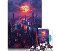 Puzzle da 1000 pezzi per adulti La Torre della Perla Orientale a Shanghai Puzzle per adolescenti Relax Games è l'ideale come regalo per tutta la famiglia 75x50cm