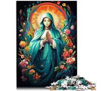 Puzzle da 1000 pezzi, per adulti la Vergine Maria, ideale come regalo per adolescenti dai 14 anni in su, 26 x 38 cm