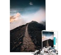 Puzzle da 1000 pezzi per adulti "La via per il paradiso" gioco educativo stimolante per l'intelletto ideale come regalo di compleanno o come sfida impegnativa (dimensioni 38x52cm)