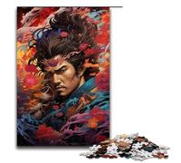 Puzzle da 1000 pezzi per adulti La via psichedelica colorata del gioco dei samurai ideale come regalo per tutta la famiglia 75x50 cm.