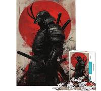 Puzzle da 1000 pezzi per adulti "La vigilanza del samurai" ideale per adolescenti con schema di assemblaggio interazione genitore-figlio regalo di compleanno o unico 38x26cm