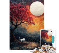 Puzzle da 1000 pezzi per adulti "La vita nella terra desolata" puzzle per ragazzi schema di assemblaggio difficile e stimolante gioco impegnativo e per tutta la famiglia 38x52cm