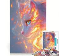 Puzzle da 1000 pezzi per adulti "La volpe di brace" gioco rompicapo regalo di compleanno adatto come decorazione da scrivania 38x26cm