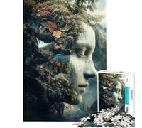 Puzzle da 1000 pezzi per adulti "L'abbraccio della natura" giocattolo decorativo da parete un'opera d'arte ideale come regalo per tutta la famiglia (dimensioni 50x75cm)