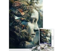 Puzzle da 1000 pezzi per adulti "L'abbraccio della natura" gioco pratico sfida impegnativa giocattolo decorativo per la casa regalo di compleanno (38x52cm)
